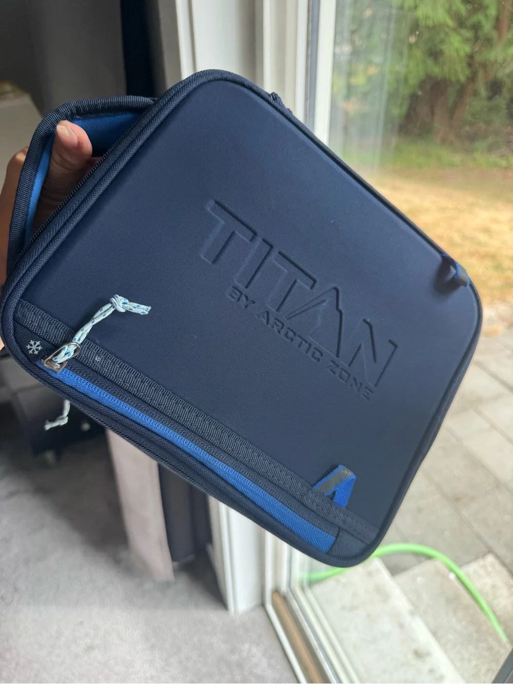 Titan Expandable Navy Blue Travel lunch Organizer Bag